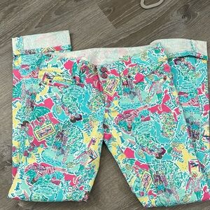 Lilly Pulitzer Worth Straight Jean Size 0